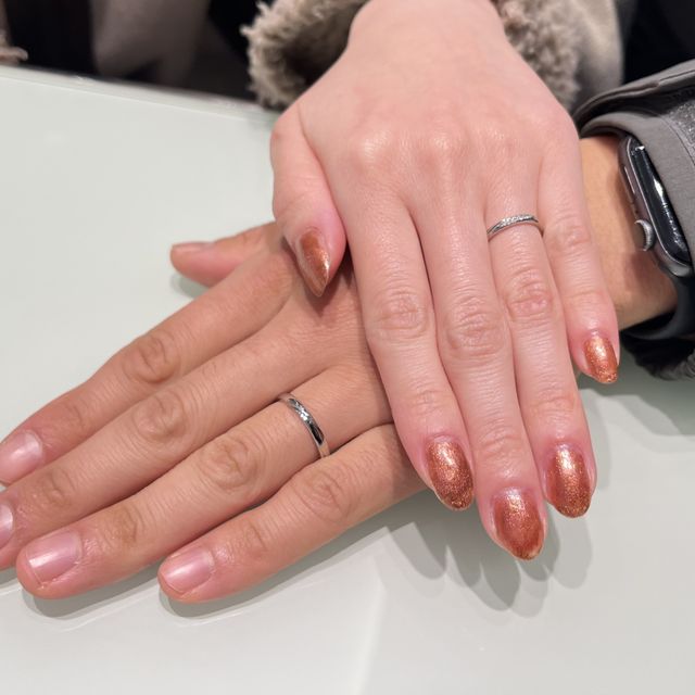 【LUCIE(ルシエ)の口コミ】 ノーマルな形の指輪も可愛らしくて良いと思いましたが少しウェーブ状にな…