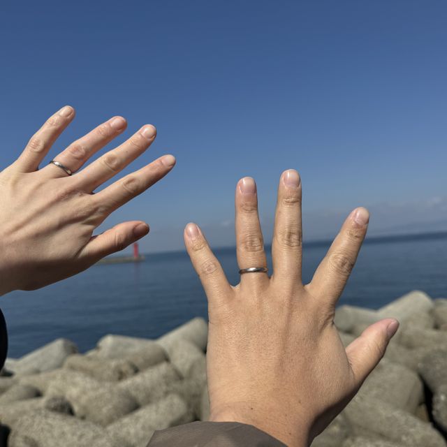 【mina.jewelry(ミナジュエリー)の口コミ】 素材、デザイン、組み合わせ等全て自分の思い通りで、お店の方もとても寄…