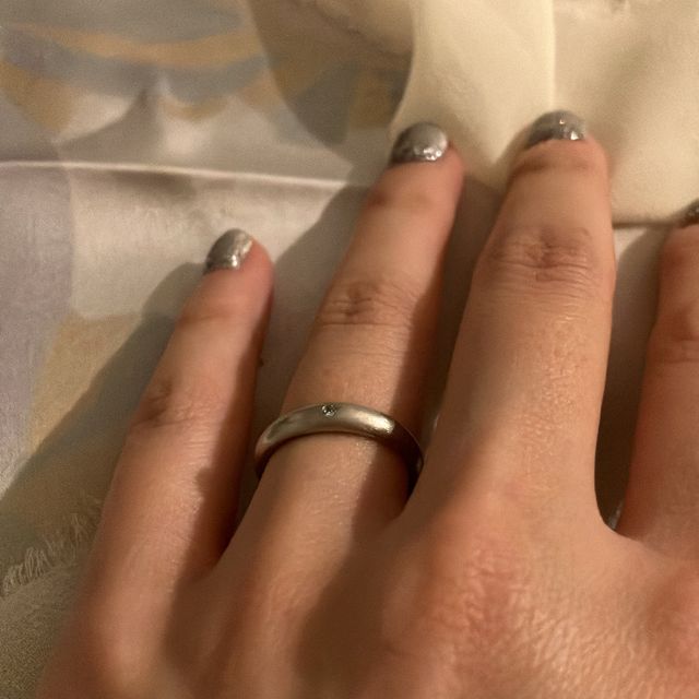 【atelier ST, CAT(アトリエ エスティーキャット)の口コミ】 指輪を購入する上で、一番大事にしたのは毎日つけられること、また温泉な…