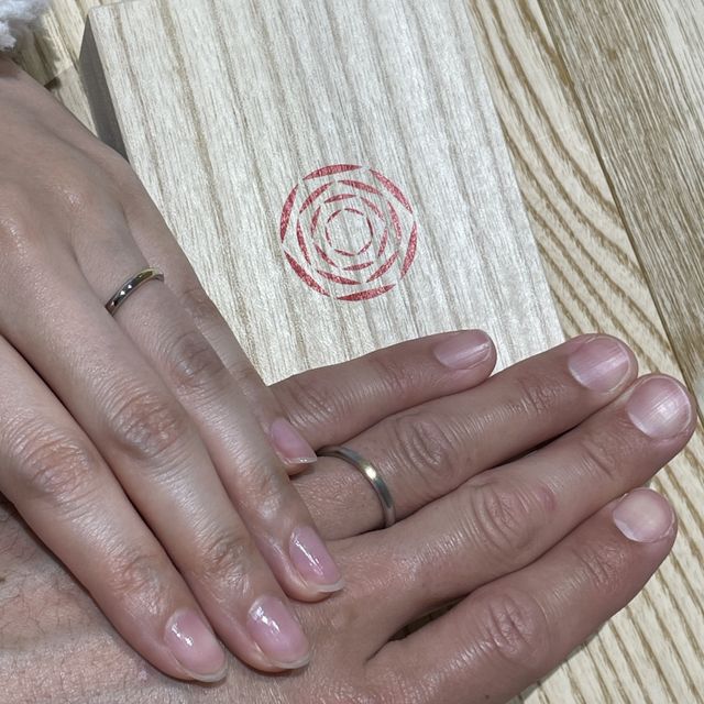 【出雲結(いずもゆい)の口コミ】 一部に金を施した絆結（きずな）
お互いの欠けたピースを補いあうようにと…