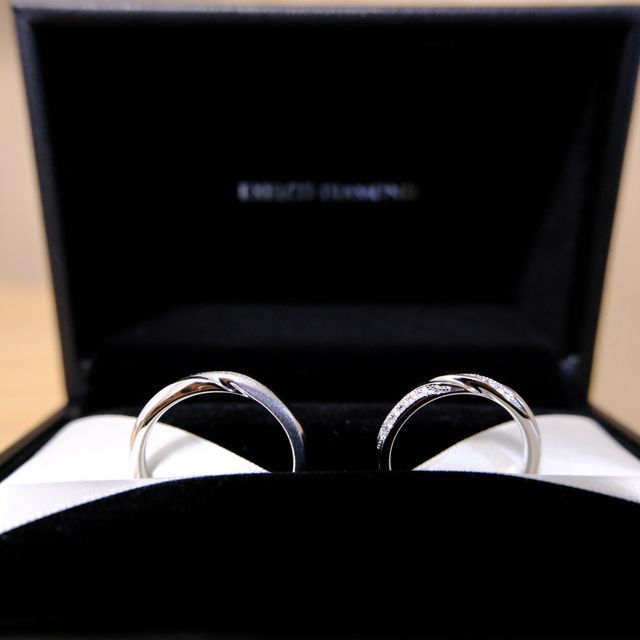 【エクセルコダイヤモンド(EXELCO DIAMOND)の口コミ】 シンプルすぎず派手すぎず、洗練されたデザインが
いいなというこだわりを…