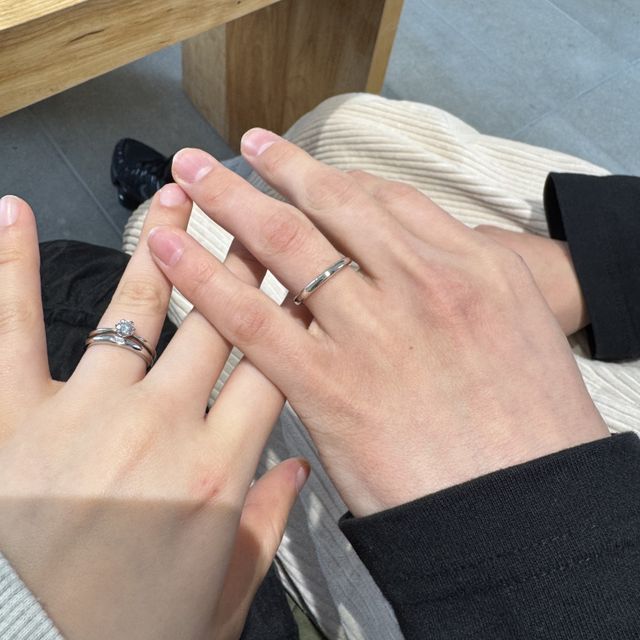 【出雲結(いずもゆい)の口コミ】 想結の指輪は、シンプルですが透明感と華やかさがあり、普段にも特別な時…