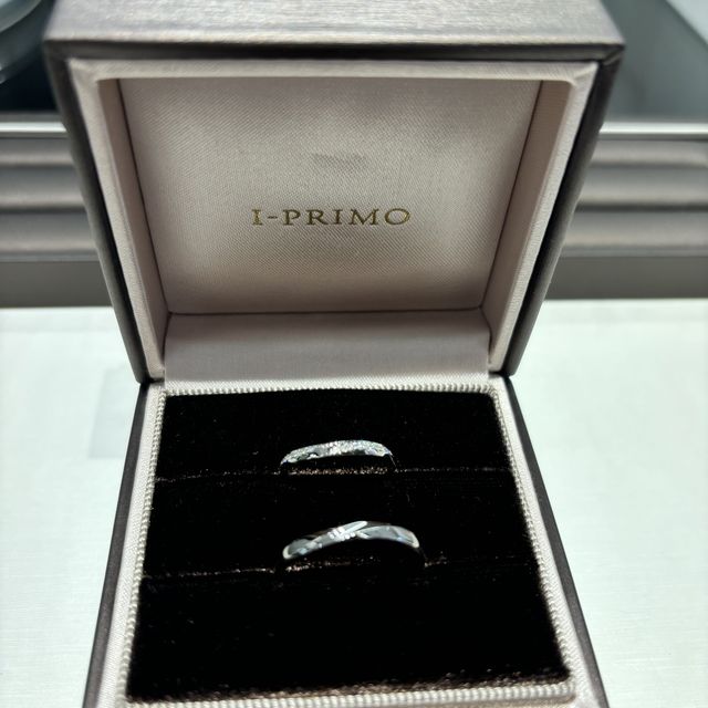 【アイプリモ(I-PRIMO)の口コミ】 ペアデザインでお互いが気に入る物がなかったのですが、ハンド診断を受け…