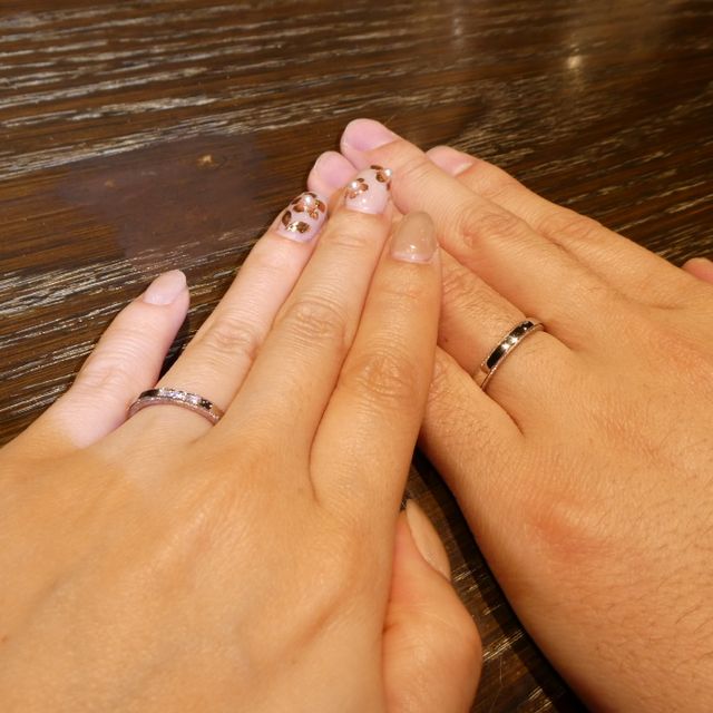 【TANZO.(鍛造指輪)の口コミ】 王道デザインの指輪ではなく少し変わったデザインにしたくてコンビにしま…