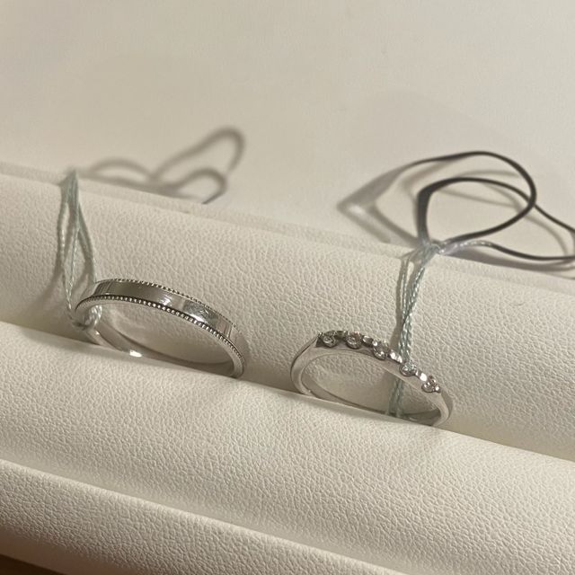 【St.Maria(サンタマリア)の口コミ】 予算を40万で考えていたので、それに収まるお互いにしっくりくるデザイン…