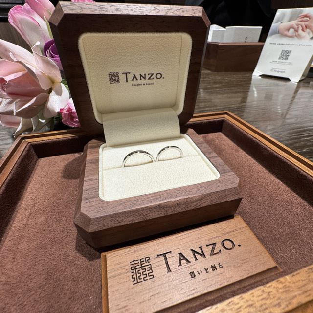 【TANZO.(鍛造指輪)の口コミ】 お互いシンプルがいいと思っていたので、これ以上にいいと思うものがない…