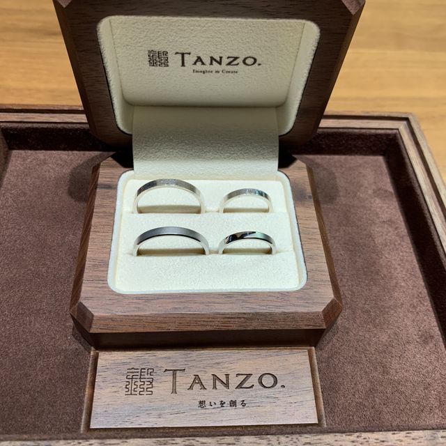 【TANZO.(鍛造指輪)の口コミ】 他ブランドをいくつか見て回った結果、30号のゲージでもキツくて困ってい…