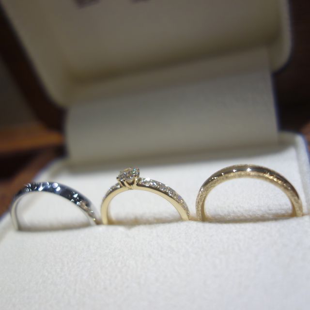 【TANZO.(鍛造指輪)の口コミ】 セミオーダーメイドでお願いしました。彼女はこだわりのポイントをおさえ…