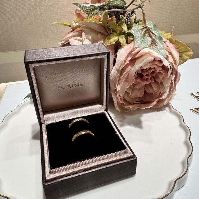 【アイプリモ(I-PRIMO)の口コミ】 長く使う結婚指輪なので飽きないシンプルかつ少しインパクトがある指輪を…