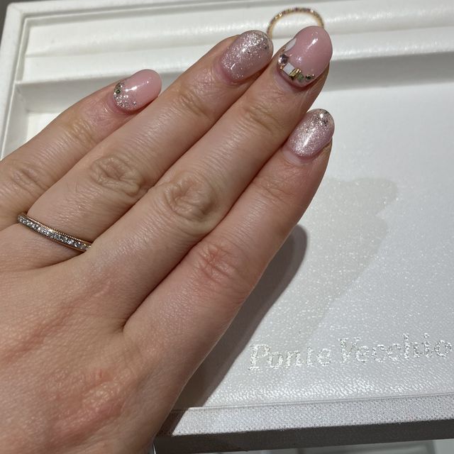 【Ponte Vecchio(ポンテヴェキオ)の口コミ】 着け心地もよく、何よりもponte vecchioさんのデザインが素敵です。婚約指…