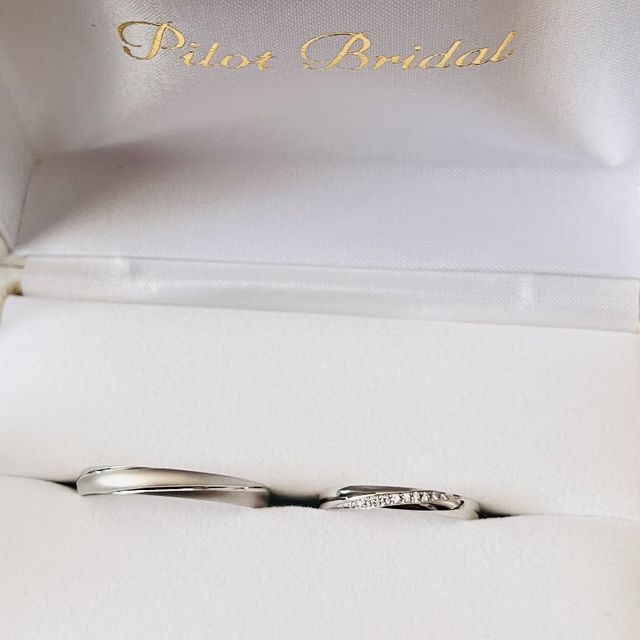 【PILOT BRIDAL(パイロットブライダル)の口コミ】 パイロットブライダルペアリングがいいと思いましたが、旦那とそれぞれ好…