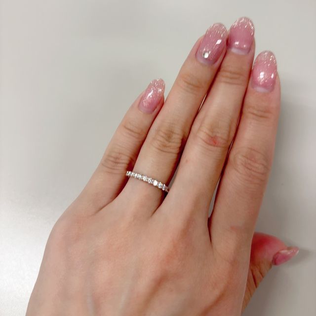 【TASAKI(タサキ)の口コミ】 他ブランドもまわりましたが、こちらを着けた時にダイヤの美しさとサクラ…