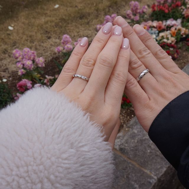 【ショーメ(CHAUMET)の口コミ】 プラチナリング一粒のトルサードを選びました。
ダイヤなし、一粒で悩みま…