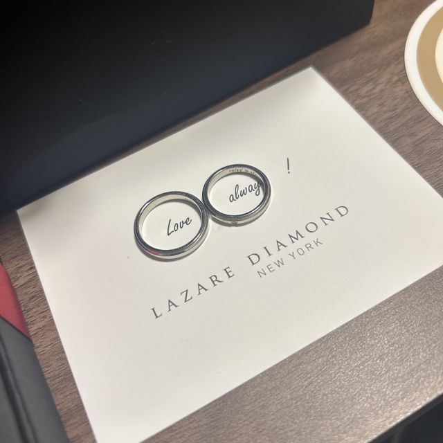 【ラザール ダイヤモンド(LAZARE DIAMOND)の口コミ】 シンプルでかわいい！年齢を重ねても飽きずにずっと使えるデザイン。他の…