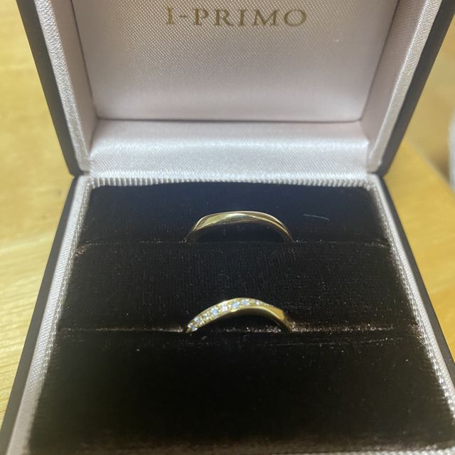 【アイプリモ(I-PRIMO)の口コミ】 私の希望として、キラキラと輝くリングが希望だったので、鏡で見た時に相…