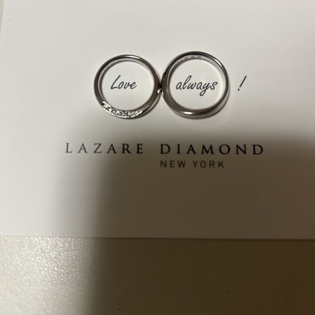 【ラザール ダイヤモンド(LAZARE DIAMOND)の口コミ】 5店舗見て回って、色々試着したけど。どれもピンと来ず&hellip;妥協して決…