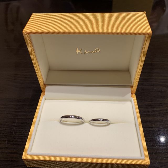 【ケイウノ ブライダル(K.UNO BRIDAL)の口コミ】 手作りの指輪を作らせていただきました。
指輪のデザインについて、ディズ…