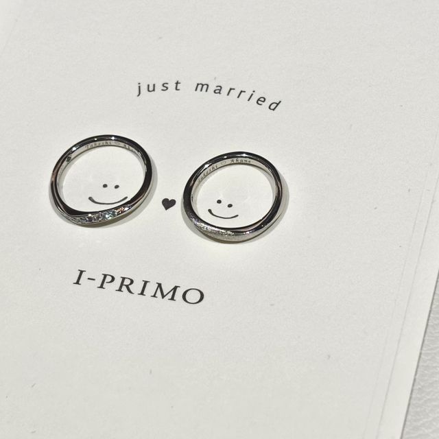 【アイプリモ(I-PRIMO)の口コミ】 セミオーダーでデザインにオリジナリティとペア感を出したところです。新…