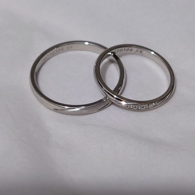 【アイプリモ(I-PRIMO)の口コミ】 結婚指輪はシンプルだけどワンポイントでオシャレなデザインを選びたかっ…