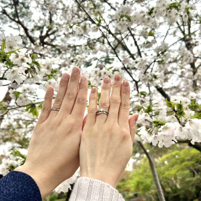 【アイプリモ(I-PRIMO)の口コミ】 ウェーブ型の指輪のため、指が長く綺麗に見えます。
女性用はダイヤが付い…