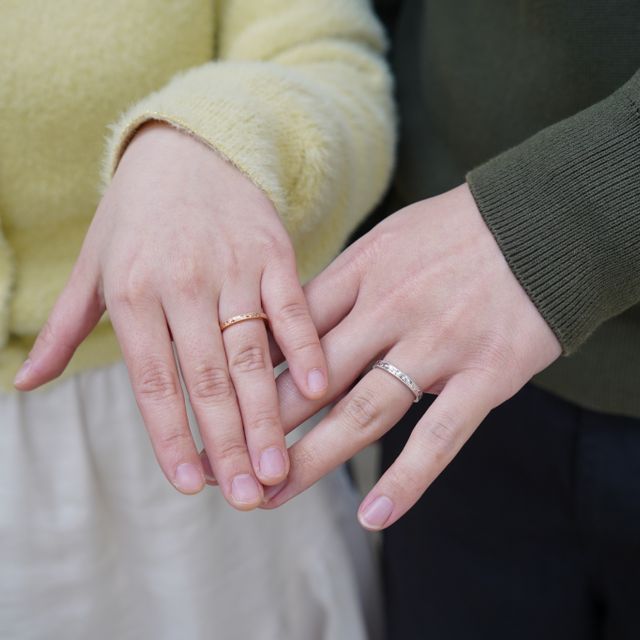 【THREE TREES(スリーツリーズ)の口コミ】 自分達で1からどんなデザインにしたいか考えて、オリジナリティ溢れる指輪…