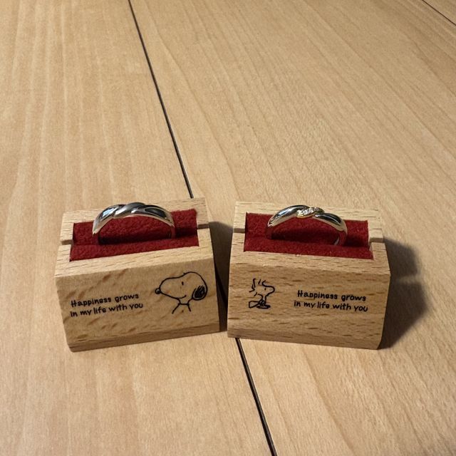 【with Happiness..の口コミ】 デザインがスヌーピーとウッドストックがハグしているイメージで可愛らし…