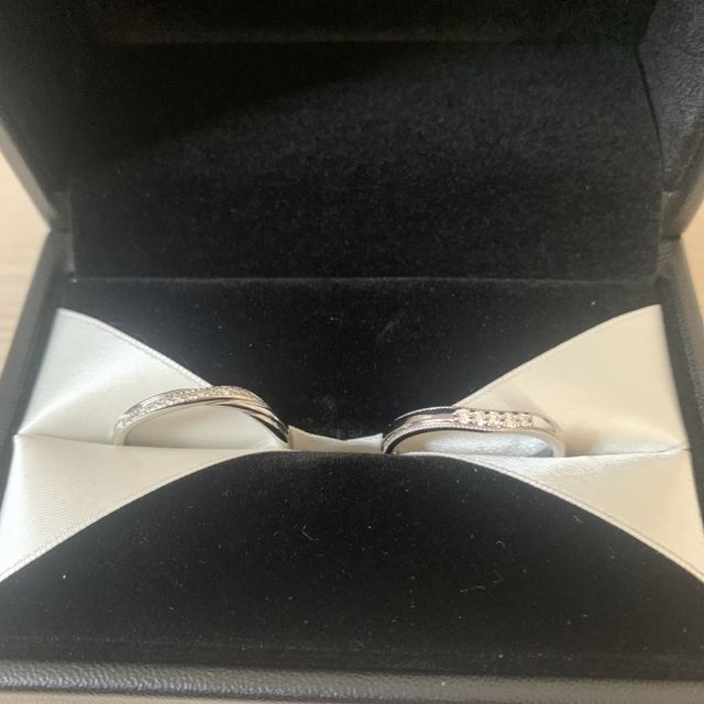 【エクセルコダイヤモンド(EXELCO DIAMOND)の口コミ】 男性用にもダイヤモンドを使用しており、ユニセックスで楽しめるデザイン…