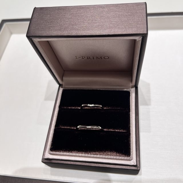 【アイプリモ(I-PRIMO)の口コミ】 女性側:ベーシックなものよりかなり細く、若干カジュアル寄りのように思え…