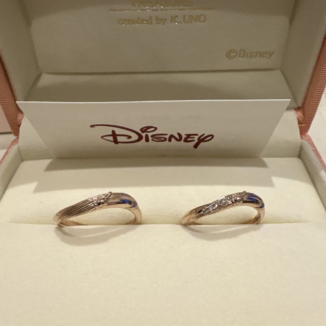 【ケイウノ ブライダル(K.UNO BRIDAL)の口コミ】 ディズニーが2人とも好きなので、ディズニーデザインのものを探していまし…