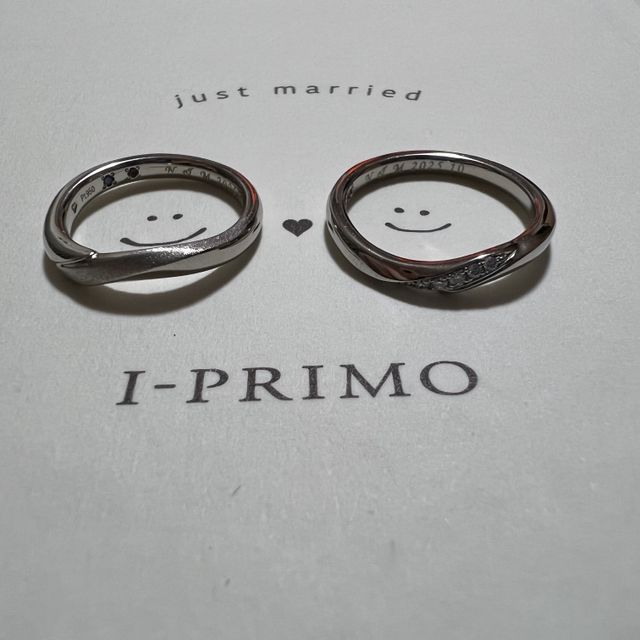 【アイプリモ(I-PRIMO)の口コミ】 付けた瞬間に高級感のある指輪でした。とても可愛くて、キラキラしてまし…