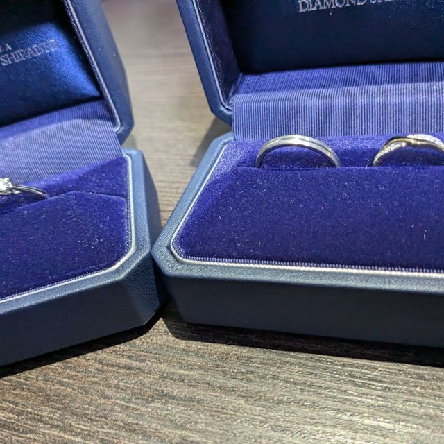 【銀座ダイヤモンドシライシの口コミ】 いろんなデザインがありとても悩みましたが自分にピッタリの指輪を一緒に…