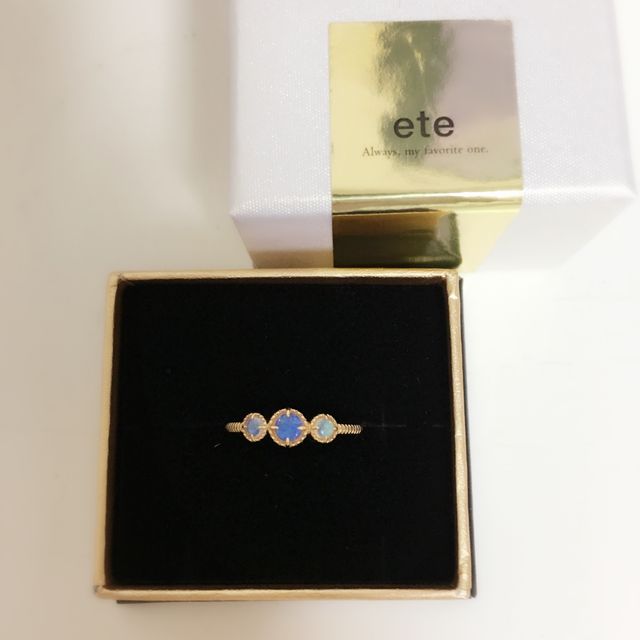 【ete(エテ)の口コミ】 定番のダイヤモンドの指輪も雑誌や店舗のチラ見などなどでとても憧れては…