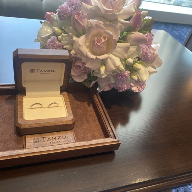 【TANZO.(鍛造指輪)の口コミ】 オーダーメイドだからこそ自分たちの要望を全て取り入れたオリジナリティ…