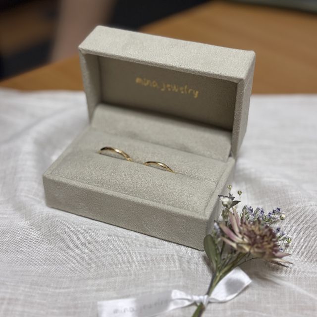 【mina.jewelry(ミナジュエリー)の口コミ】 結婚指輪はオーダーメイドにしたかったのですが、価格がネックで悩んでい…