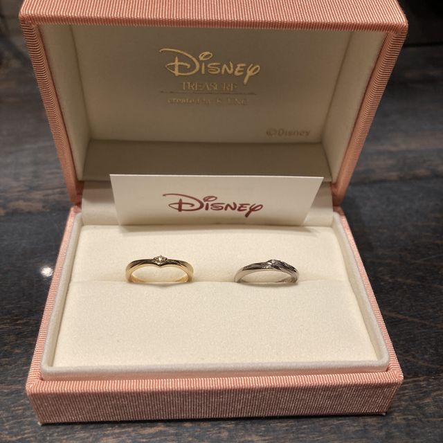 【ケイウノ ブライダル(K.UNO BRIDAL)の口コミ】 ディズニーデザインのものを見ていて、1番デザインがかわいいケイウノを選…