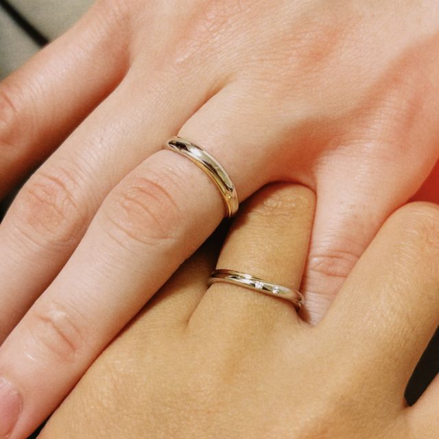 【ケイウノ ブライダル(K.UNO BRIDAL)の口コミ】 旦那は太さをこだわっていたため、ミリ単位でご相談させていただきました…