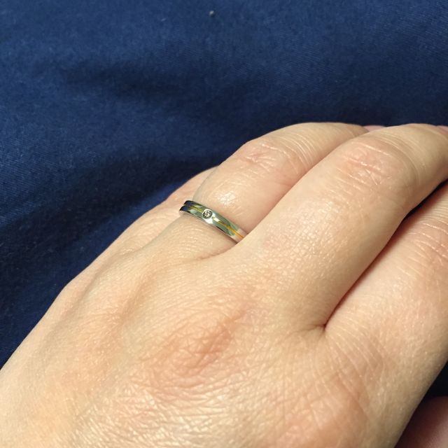 【JEWELRY  KAMATA(ジュエリーかまた)の口コミ】 妥協して結婚指輪を買いたくなくて、友人からの勧めで自分たちだけの指輪…