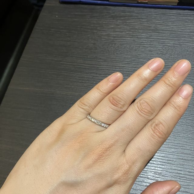【GRUNBERGER JEWELS(グランバーガージュエルズ)の口コミ】 ディアーズというお店でグランバーガーダイヤモンズのハーフエタニティを…