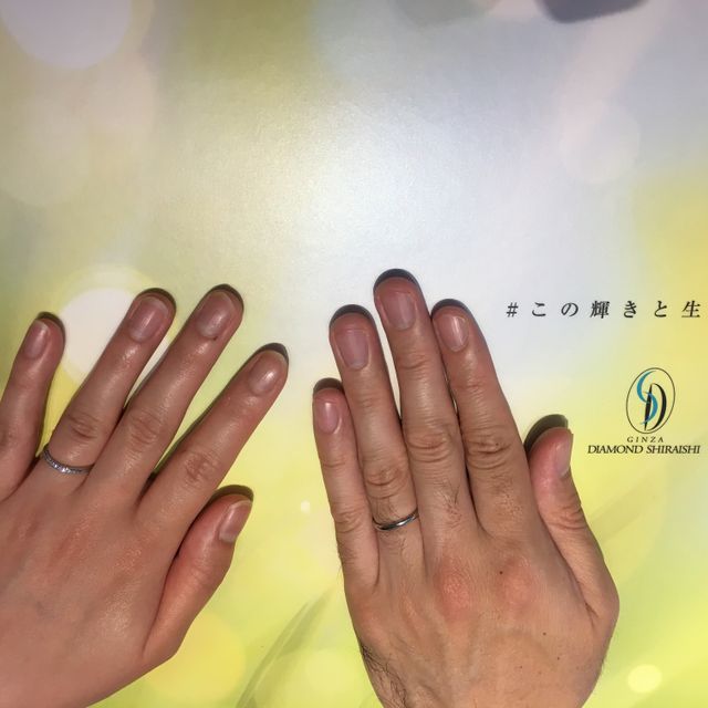 【銀座ダイヤモンドシライシの口コミ】 ダイヤモンドの輝きがとてもきれいだったのと、つけ心地がとても良かった…