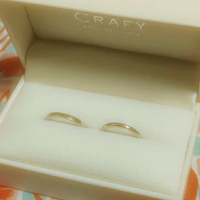 【CRAFY(クラフィ)の口コミ】 手作りですが、しっかりとしたプラチナ製の指輪。
素人が作りますが、担当…