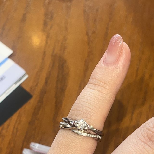 【I's stone(アイズストーン)の口コミ】 この組み合わせがおすすめとの事で、試着にて組み合わせてみたところとて…