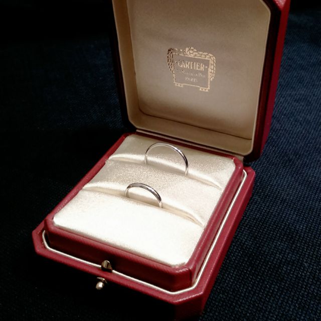 【カルティエ(Cartier)の口コミ】 結婚指は「シンプル」「上質」「誰でも知っているブランド」というのが私…