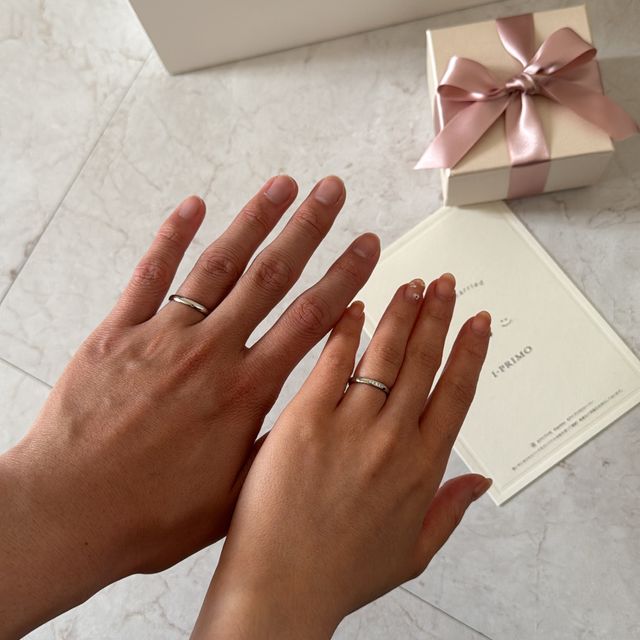 【アイプリモ(I-PRIMO)の口コミ】 シンプルなデザインで飽きが来ないと思います！また裏に刻印を無料でする…