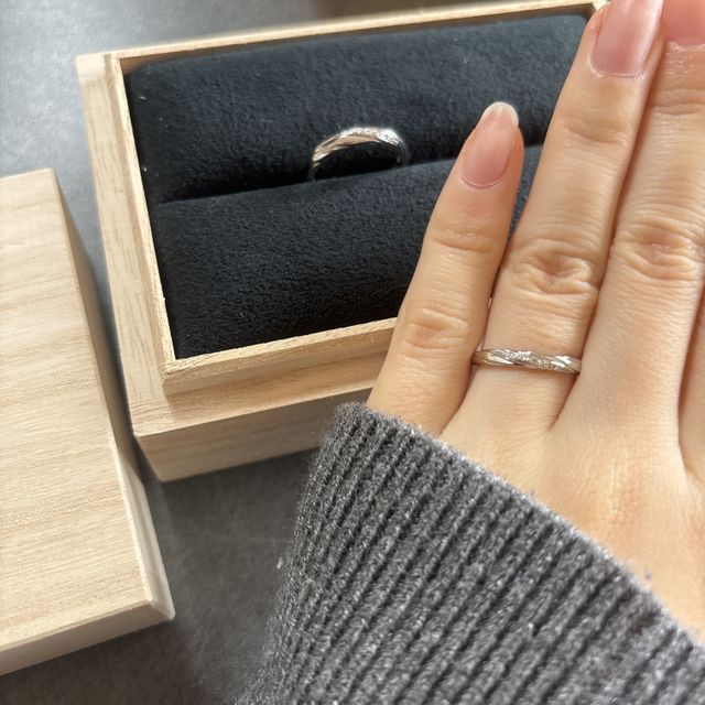 【出雲結(いずもゆい)の口コミ】 出雲大社のしめ縄をイメージした指輪です！溝があるので汚れるかなと心配…
