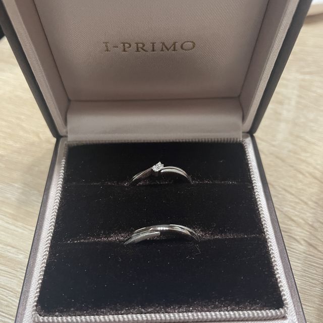 【アイプリモ(I-PRIMO)の口コミ】 今回結婚指輪を購入にあたり、デザインはとても重視したくて選びました。…