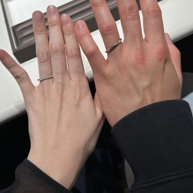 【アイプリモ(I-PRIMO)の口コミ】 細めのデザインでダイヤが散りばめられているエタニティリングを探してい…