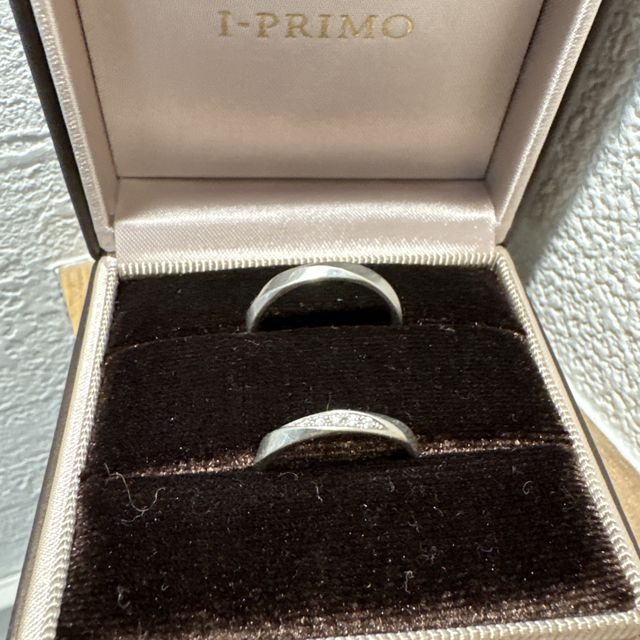 【アイプリモ(I-PRIMO)の口コミ】 結婚指輪はずっとつけている物なのでつけ心地の良い物が最低条件で探して…