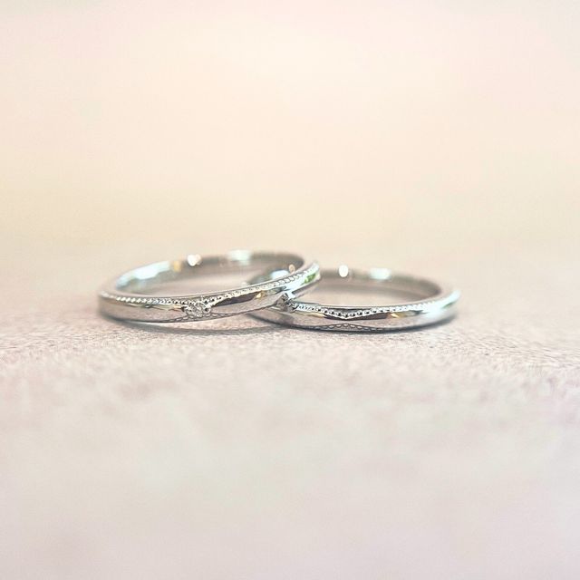 【Bridal Jewelry Fujita(ブライダルジュエリーフジタ)の口コミ】 シンプルで綺麗めなデザインで、普段使いでも困らないと思います。プラチ…