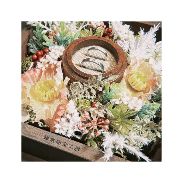 【鎌倉彫金工房の口コミ】 デザイン、テイスト、素材は彼の要望にして、お揃いにしました。つちめに…