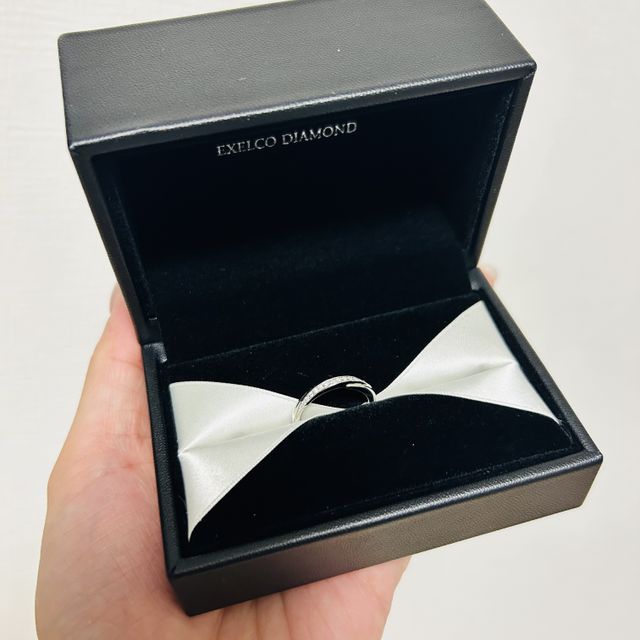 【エクセルコダイヤモンド(EXELCO DIAMOND)の口コミ】 日常使いする結婚指輪はシンプルなデザインのイメージが強かったですが、…